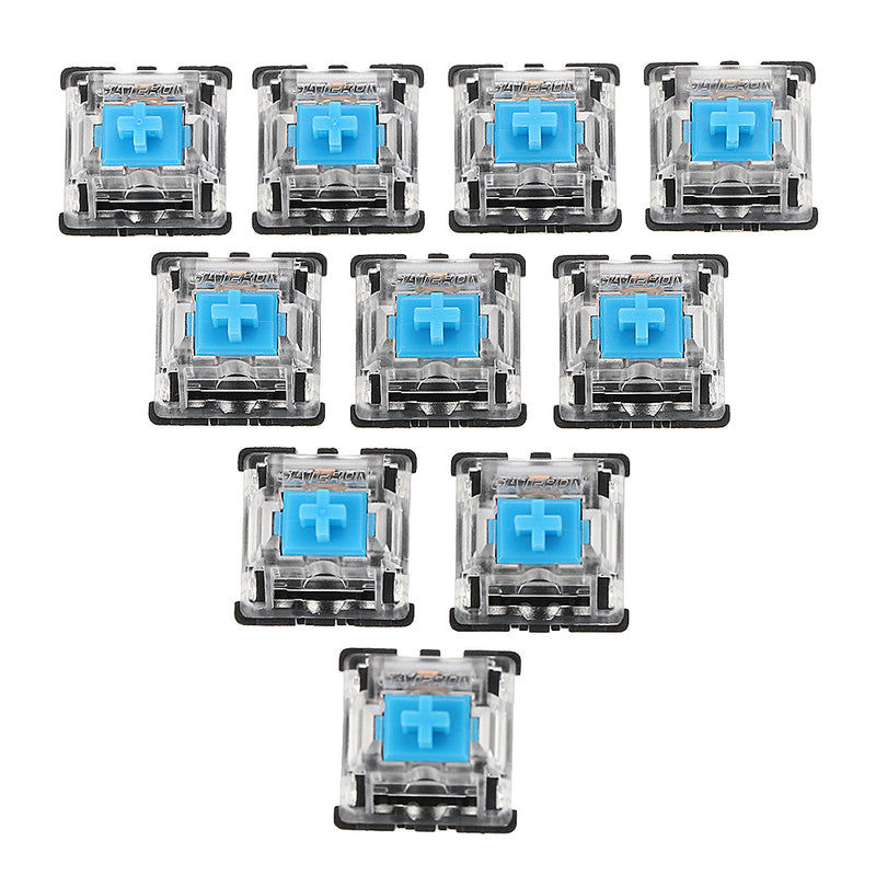 70PCS Pack 3Pin Gateron Clicky Blue Switch Keyboard Switch for Mechanical Gaming Keyboard