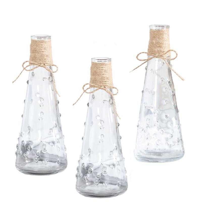 Transparent Glass Vases Living Room Table Decor
