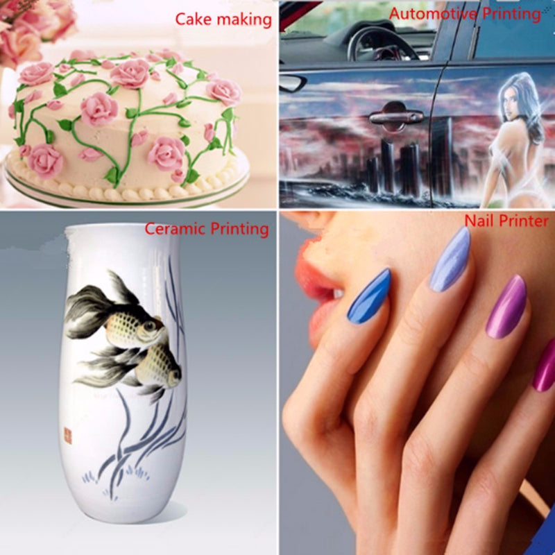 9cc Dual Action 3 Airbrush Air Compressor Kit Craft Cake Paint Art Spray Gun