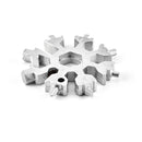 18 In 1 Snowflake Shape Multi Tool KeyChain Screwdriver EDC Tool