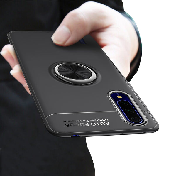 Bakeey Xiaomi Mi A3 / Xiaomi Mi CC9e 360 Rotating Magnetic Ring Holder Soft TPU Shockproof Protective Case