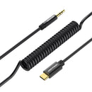 Vention BGA Type C to 3.5mm Audio Cable USB C to 3.5mm Male Spring Aux Cable for Xiaomi Headphone