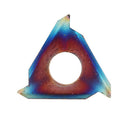 Drillpro 10pcs HRC45 Blue Nano 11IR A60 Carbide Insert Internal Threading Insert for Turning Tool