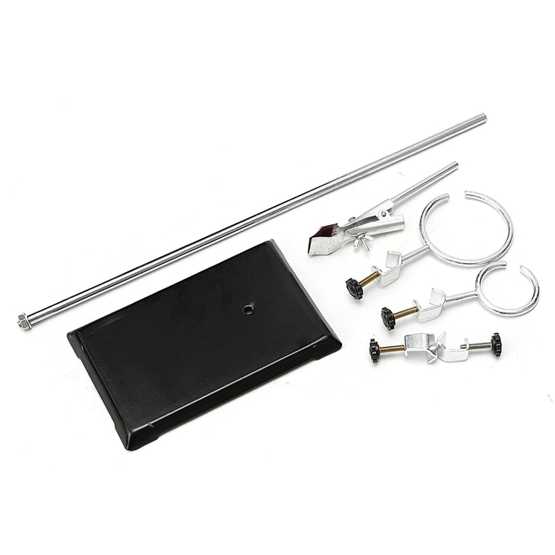 52cm Lab Support Stands Platform Flask Bottle Tube Clamp Ring Stand Bracket