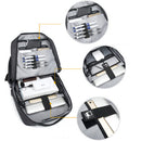 OUTWALK Business Backpack Simple Fashion Trend Korean Casual College Student Travel Laptop Bag