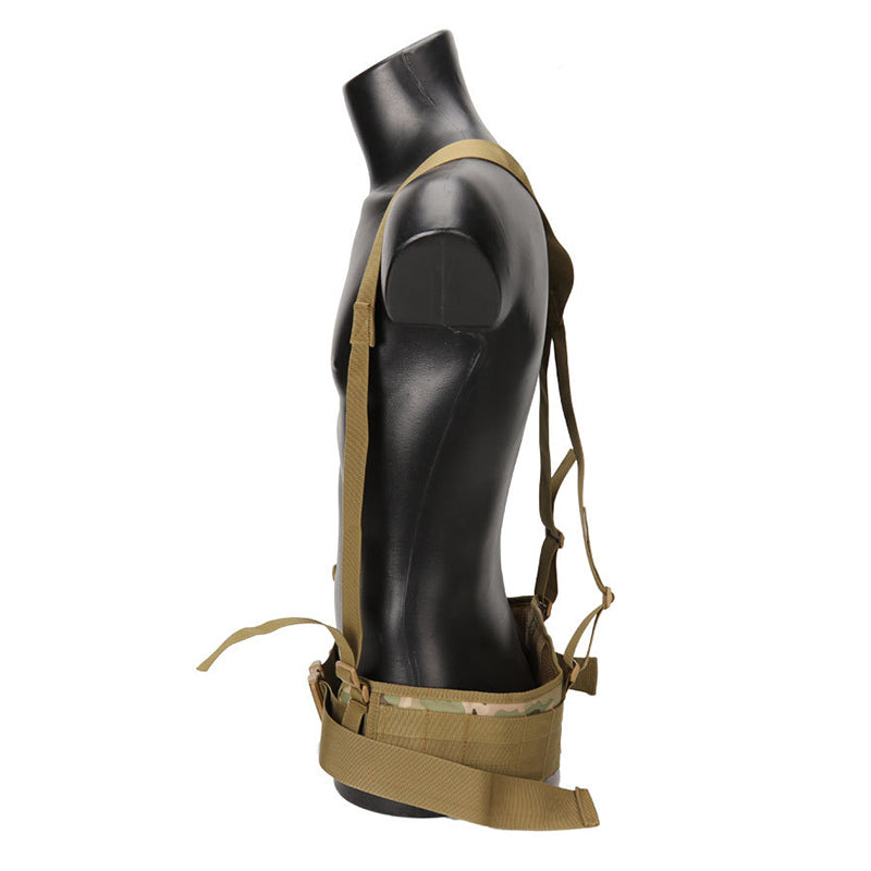 Tactical Molle Belt Combat Girdle Wear Proof H-shaped Adjustable Soft Padded Men Army Military Gear