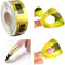 100pcs/lot Pro Nail Art Guide Form Golden Acrylic Tips Extension Sticker