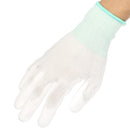 MYTEC 1 Pair Anti Static Gloves Electronic Working Gloves PU Coated Palm Coated Finger Protection
