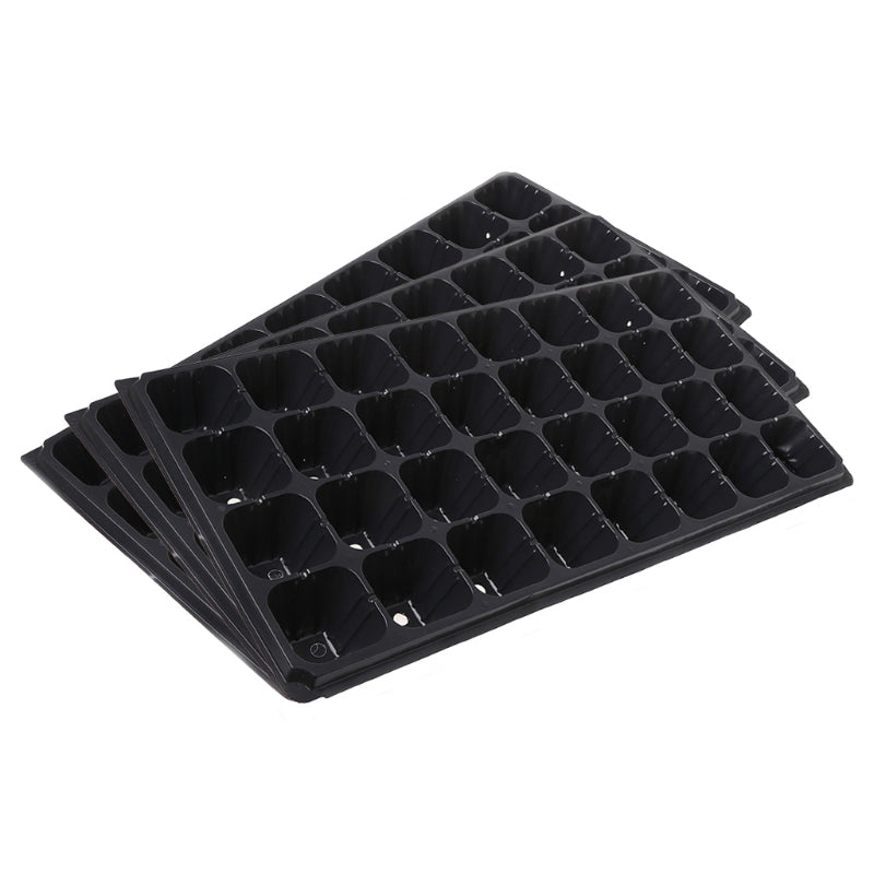 PVC Flower Pot Plant Block Tray Plastic Nursery Pot Plug Planting Planter Container Garden Supplies