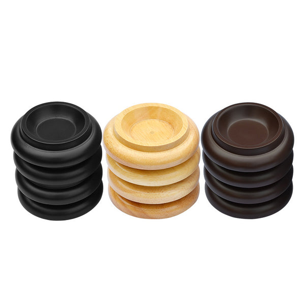 Wente Piano Caster Cups Wood Foot Pads for Upright Piano Parts
