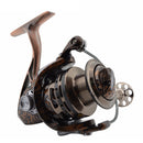 Fishdrops BA4000/6000 5.5:1/4.7:1 7+1 BB Spinning Fishing Reel Full Metal Body Fishing Wheel
