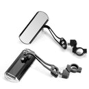 Pair 360 Rotate Rearview Mirrors Adjustable Aluminum Alloy Cycling Bike Mirror Motorcycle