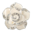 2 PCS Camellia Flower Styling Car Perfume Air Freshener Clip Air Conditioner Vent Clamp