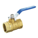 TMOK 1/2" 3/4" 1" Brass Ball Valves Two Piece Inline Lever Handle BSP Female Thread