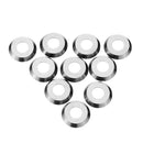 Machifit 10pcs 15mm 152.5-30 Round Carbide Insert Cutter for Wood Turning Lathe Tool