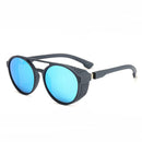 KCASA Fashion Sunglasses Men Women Punk Retro Round Sunglasses Anti-UV