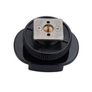 Hot Shoe Cold Shoe Mount Bracket for DSLR Camera Flash Video Light