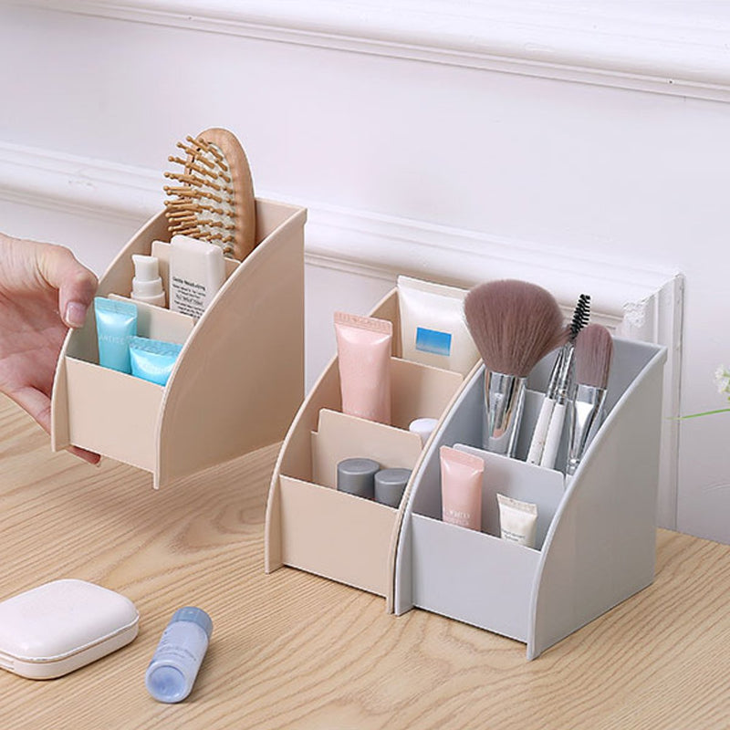 Remote Control Phone Stand Holder Desktop Organizer Home Office Storage Boxes