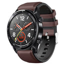 Bakeey 22MM Silicone and Leather Watch Band for Amazfit GTR 47MM HUAWEI GT Smart Watch