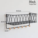 Mini Iron Corner Bath Storage Rack Shelf Bathroom Home Shelves Holder Organizer Bookshelf
