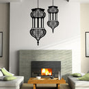 Halloween Islamic Lantern Wall Stickers Muslim Pattern  Art Wall Decals Home Mural Sofa Wall Decor
