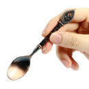 Honana 5 Pcs/Set Mini Bronze Vintage Royal Style Coffee Cooking Spoon Ice Cream Dessert Sugar Scoop