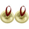 2Pcs Orff Small Musical Instrument Copper Finger Cymbals Drum Cymbal Percussion Instruments