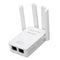 Four Antenna Router 300Mbps Signal Repeater Amplifier WR09 Wireless Wifi