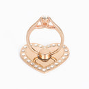 Universal 2 in 1 Crystal Finger Ring Stand Desktop Phone Bracket Phone Holder for Samsung Xiaomi