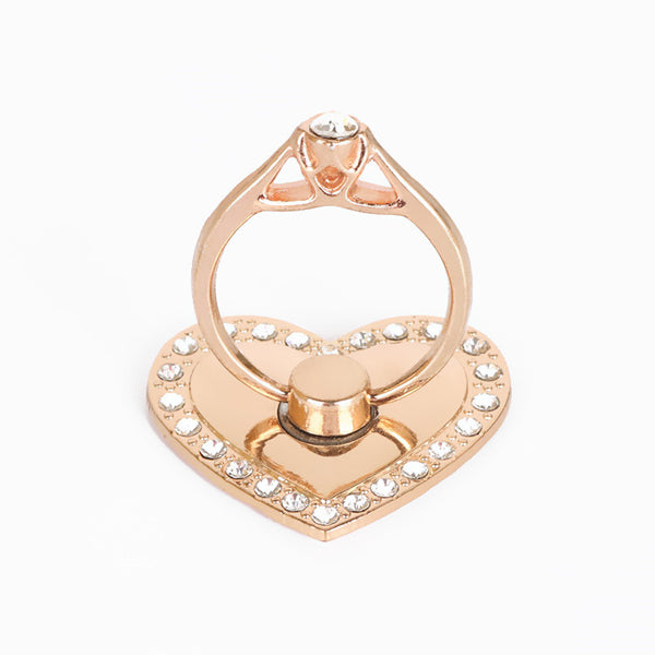 Universal 2 in 1 Crystal Finger Ring Stand Desktop Phone Bracket Phone Holder for Samsung Xiaomi