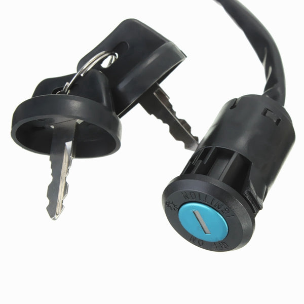 4 Wires 2 Ignition Keys Switch 50 70 90 110 125cc Fit Chinese ATV Go Kart