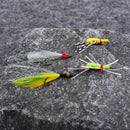 LEO 12 Pcs Fishing Lure Imitation Insect Fishing Hook Outdoor Portable Fishing Tool