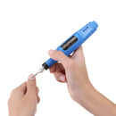 USB Charging Electric Nail Grinder Drill Portable Manicure Pedicure Nail Machine with 6 Grinding Heads