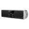 Waterproof Motorcycle MP3 USB FM Audio Radio Stereo LED Speaker with bluetooth Function Electric Scooter Bike Universal Silver