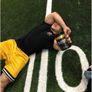 TP-40 Men Athletic Pockets Elastic Waist Polyester Ball Games Exercise Shorts Sport Shorts