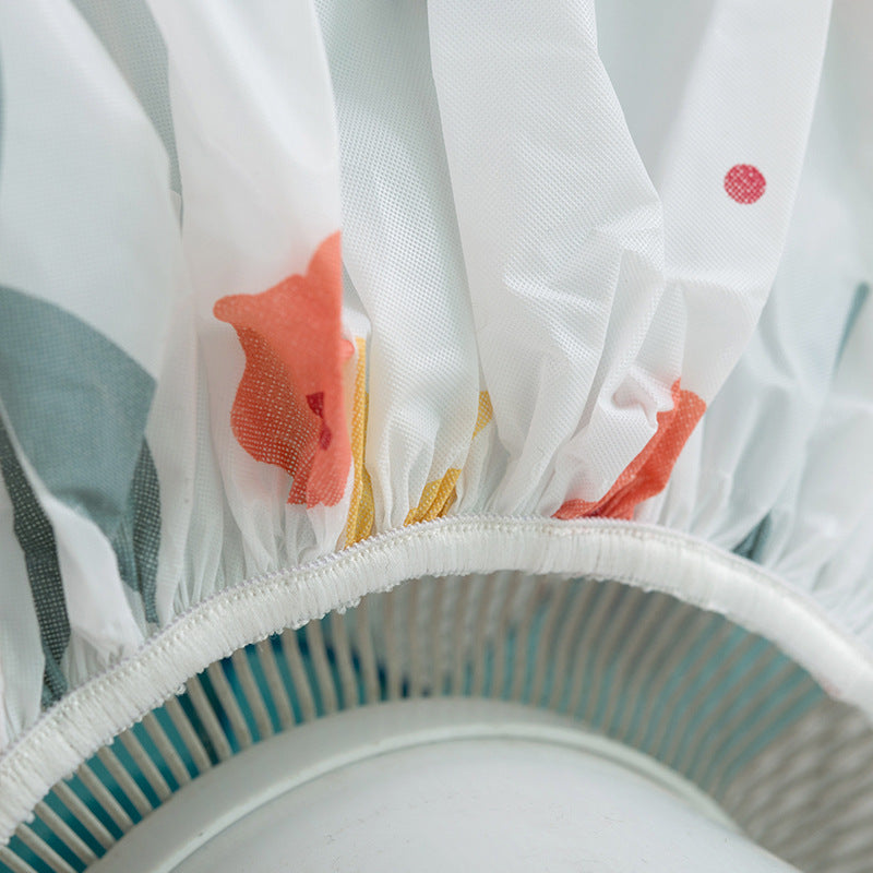 Honana PEVA Washable Waterproof Round Shape Durable Dustproof Floor Fan Cover Bag Fan Cover