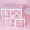 4Pcs DIY Transparent Balloon Box For Boy Girl Baby Shower Wedding Birthday Decorations