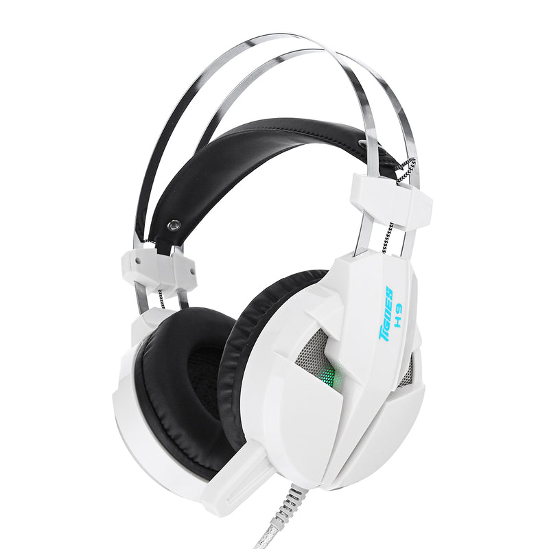 MISDE H9 Gaming Headphone Headset LED Light Stereo Noise Cancelling Headphone with Mic