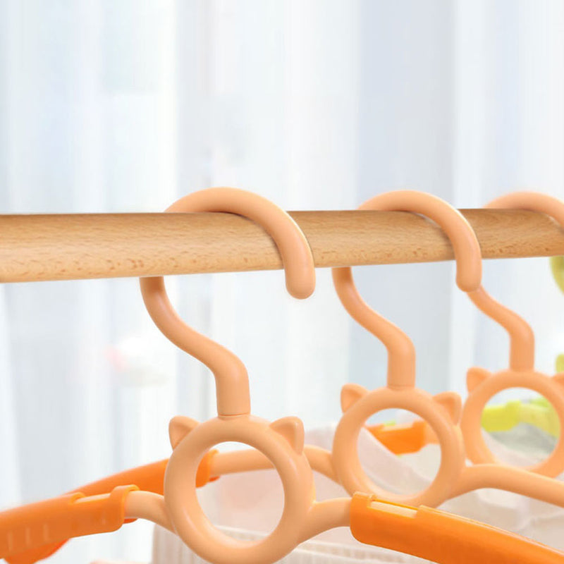 QUANGE LS010301 3 Pcs Telescopic Seamless Children Cloth Hanger 360Rotation Drying Rack Storage Rack From Xiaomi Youpin