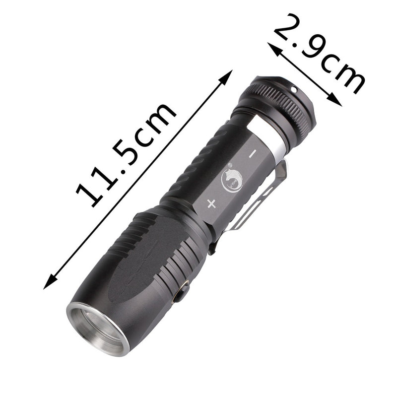 U King ZQ-X1071  T6 1000LM 5Modes USB Rechargeable LED Flashlight 18650
