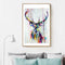 Miico Hand Painted Oil Paintings Animal Elk Paintings Wall Art For Home Decoration