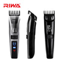 RIWA K3 Waterproof Cordless Hair Clipper LCD Display Men's Hair Trimmer Rechargeable Haircut Machine Biuld-in Comb Design