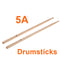 A Pair Music Band Maple Wood Drum Sticks Drumsticks 5A
