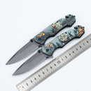 LAOTIE FA18-1 227mm Stainless Steel Folding Knife Outdoor Survival Tools Kit Hiking Climbing Multifunctional Knife