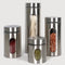 Stainless Steel Storage Jar Tea Coffee Sugar Kitchen Glass Canister Container Kitchen Storage Container
