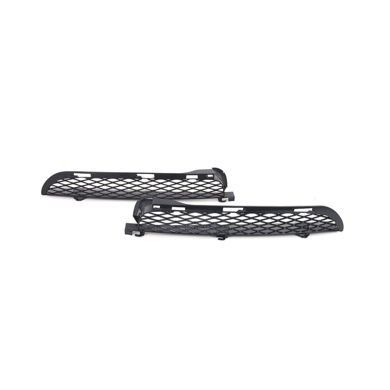 Pair Front Upper Bumper Mesh Grille For BMW X5 E53 2003-2006 Facelift