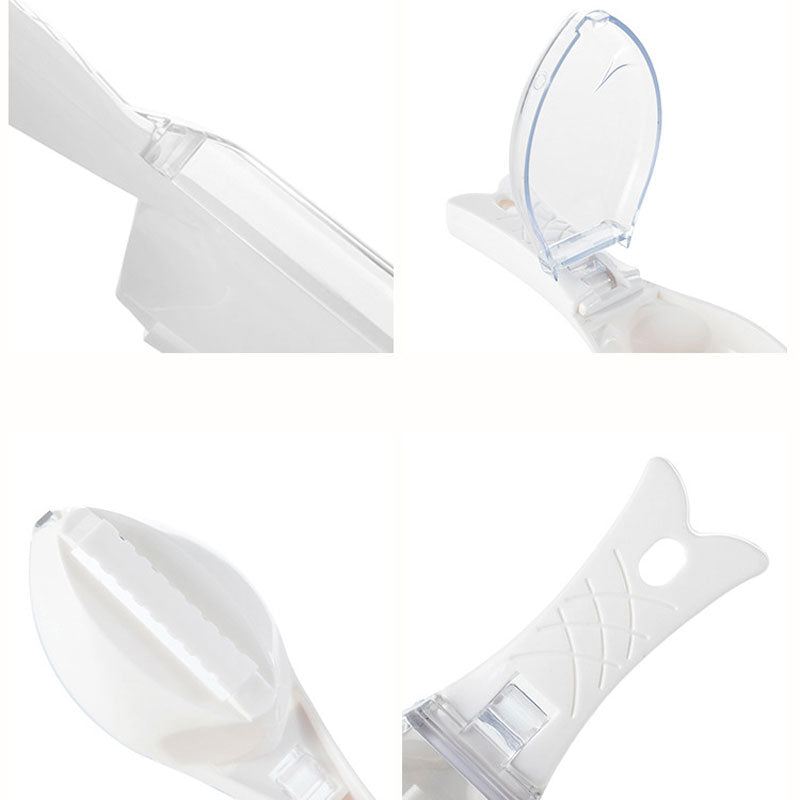Plastic Fish Scale Scraper With Cover Fish Scales Scrapers Fish Scale Remover Tool Fish Scale