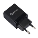 EU Quick Charger 3.0 USB Charger Power Adapter For Smartphone Tablet PC