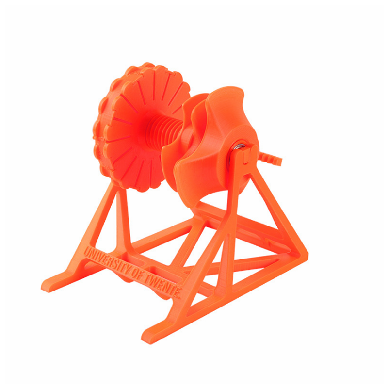 Orange ABS Removable Turn Around Filament Rack for Prusa i3 3D Printer Part