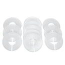 20 Pcs Hangrail Round Size Cloth Hanger Divider Rack Label Accessories Round with Marker